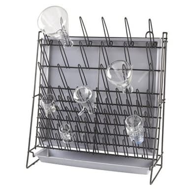 Wire Drying Rack, Black/White