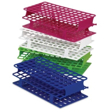 OneRack Tube Rack Full POM 16mm 72-Place, White
