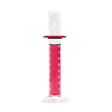 SIBATA Glass Graduated Cylinders, Class A - 25mL, Pack of 4