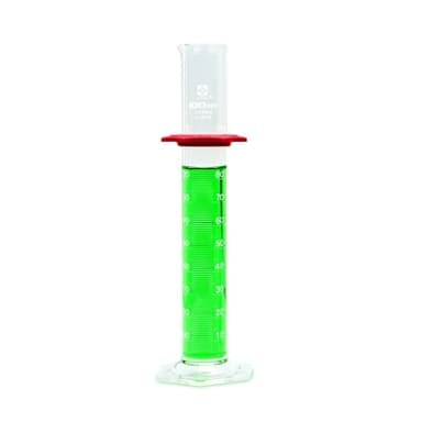 SIBATA Glass Graduated Cylinders, Class B - 25mL, Pack of 4