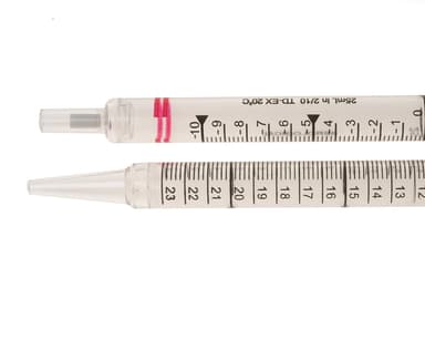 25mL Pipet, Individually Wrapped, Paper/Plastic, Bag, Sterile