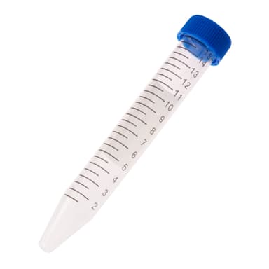 15mL Centrifuge Tube, Blue Cap – Bag, Sterile