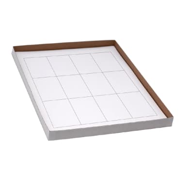 Label Sheets, Cryo, 76x51mm, for Racks and Boxes, White