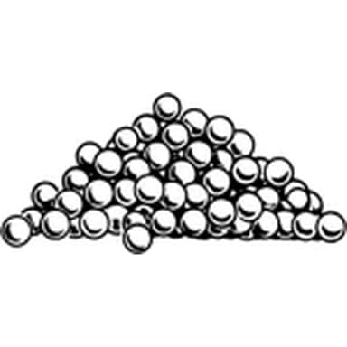 SOLID GLASS BEADS,6MM