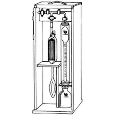 ORSAT MUENCKE GAS APPARATUS,COMPL,W/INSTRUCTIONS