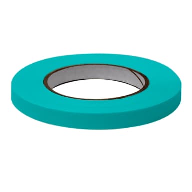 Labeling Tape, 1/2" x 60yd per Roll, 6 Rolls/Case, Aqua