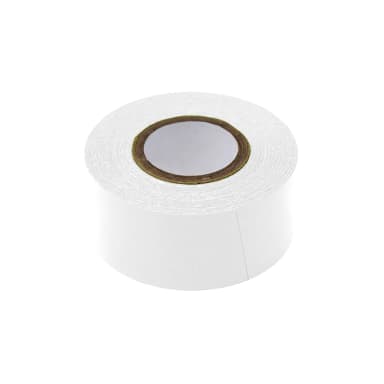 Labeling Tape, 1" x 500" per Roll, 3 Rolls/Box, White - CS/12