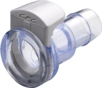 CPC MPC Connector Coupling Body (Female) MPC17006T03 - MPC to 3/8" HB, Non-Valved, Polycarbonate (PC), Class VI, 250/PK