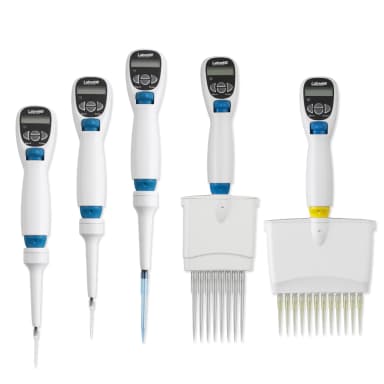 Labnet, Excel Electronic 8-Channel Pipettor, 2-20µL, 120V