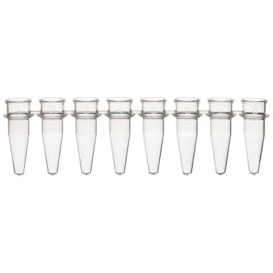 0.2mL 8-Strip Tubes, No Caps, Natural - cs-1250
