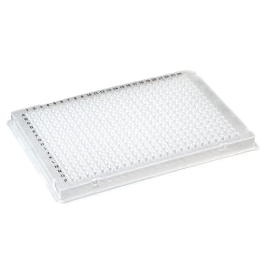 ABIW 384-Well PCR Plate, A24 Single Notch design (ABI-Style), White - CS/100