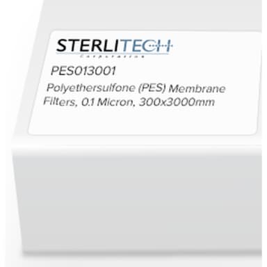 Polyethersulfone (PES) Membrane Filters, 0.1 Micron, 300 x 3000mm