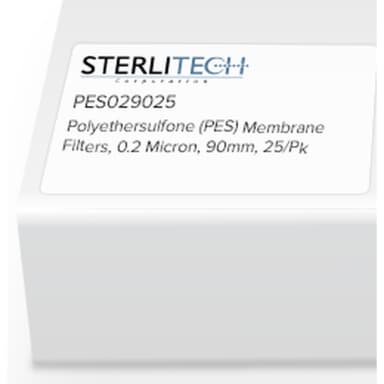 Polyethersulfone (PES) Membrane Filters, 0.2 Micron, 90mm, 25/Pk