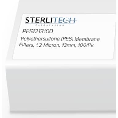 Polyethersulfone (PES) Membrane Filters, 1.2 Micron, 13mm, 100/Pk
