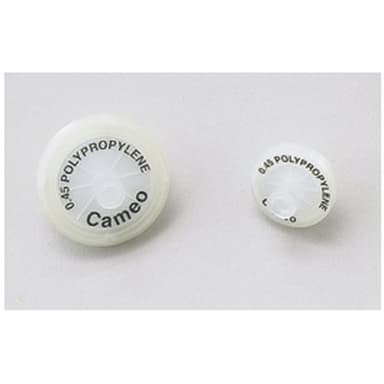 Polypropylene Syringe Filters, Hydrophobic, with Prefilter, Cameo, 0.45 Micron, 30mm, 500/pk