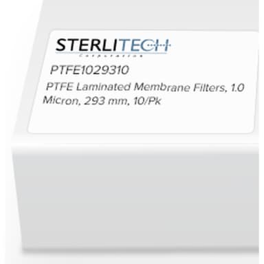 PTFE Laminated Membrane Filters, 1.0 Micron, 293mm, 10/Pk