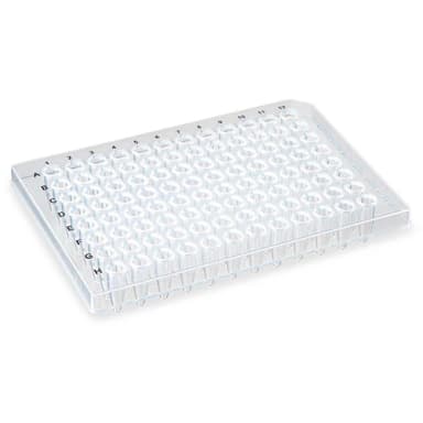 02 0.2mL 96-Well PCR Plate, Half Skirt, Clear - PK/1