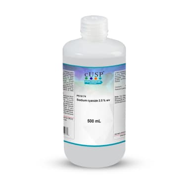 Sodium cyanide 2.5% W/V