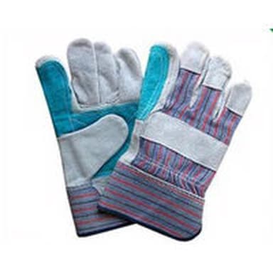 T-Rex - Safety Cuff Double Leather Palm Gloves, Medium, 12/Pk