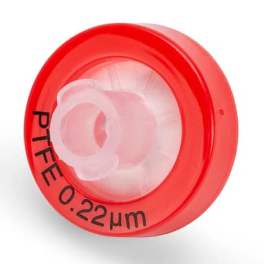 H-2213 Syringe Filter, PTFE Hydrophobic Membrane, 0.22m Porosity, 13mm Diameter, PP Housing, Non-sterile, Bulk Packed - CS/1000