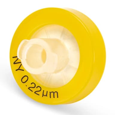 2213 Syringe Filter, Nylon Membrane, 0.22m Porosity, 13mm Diameter, PP Housing, Non-sterile, Bulk Packed