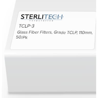 TCLP Grade Acid Treated Glass Fiber, 110mm, 50/Pk