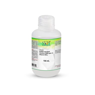 Sulfate standard solution (1000 ppm in Ethanol 30%)