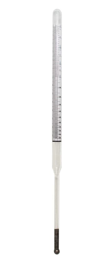 Universal Dual Scale Hydrometer, 0.700 to 2.000, 0 to 72 (High) / 70 to 10 (Low), EA/1