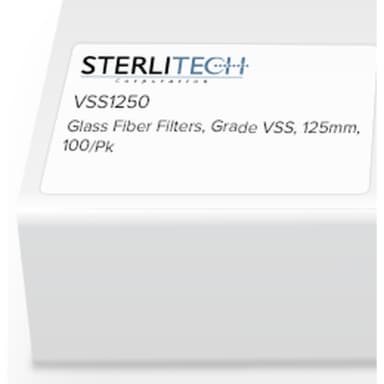 Grade VSS Borosilicate Glass Microfiber, 125mm, 100/pack