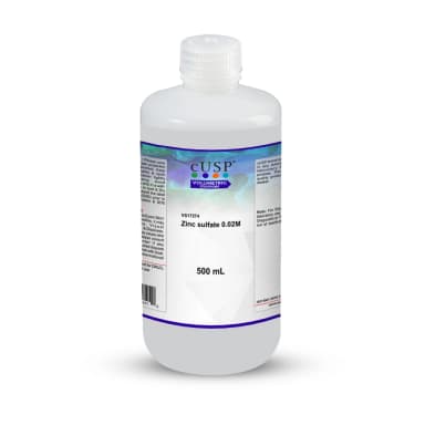 Zinc sulfate 0.02M