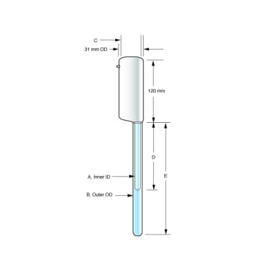 SUPRASIL OFFSET NITROGEN DEWAR FLASK