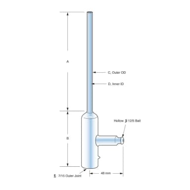 SUPRASIL VT DEWAR INSERT
