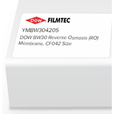 Dow Filmtec Flat Sheet Membrane, BW30, PA-TFC, RO, CF042, 5/Pk