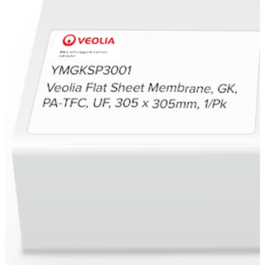 SUEZ (GE) Flat Sheet Membrane, GK, PA-TFC, UF, 305 x 305mm, 1/Pk