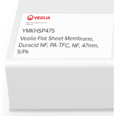 SUEZ (GE) Flat Sheet Membrane, Duracid NF, PA-TFC, NF, 47mm, 5/Pk