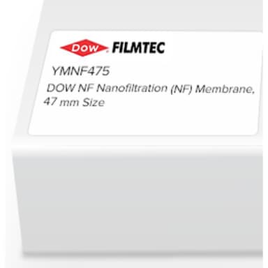 Dow Filmtec Flat Sheet Membrane, PA-TFC, NF, 47mm, 5/Pk