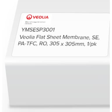 SUEZ (GE) Flat Sheet Membrane, SE, PA-TFC, RO, 305 x 305mm, 1/pk
