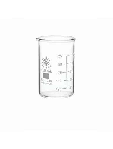 Beakers, Low Form, Borosilicate Glass, 150Ml