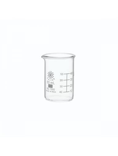 Beakers, Low Form, Borosilicate Glass, 50Ml