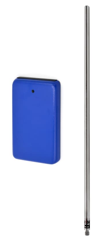 Rectangular Retort Base & Rod Set - 6"x4" Base, 19.8" Rod - Heavy Duty, Corrosion Resistant Steel - 12mm Diameter Rod