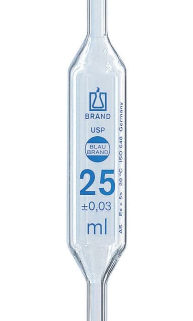 Bulb Pipette, USP BBR AS 50 mL, one-mark, pk of 6