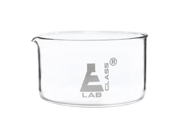 Crystallizing Dish, 500ml - Flat Bottom, with Spout - Borosilicate 3.3 Glass - Laboratory, Kitchen, Crafts