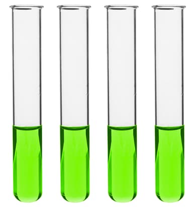 Test Tubes, 30mL - Borosilicate 3.3 Glass - 1.2mm Thick Walls, Beaded Rim - Superior Heat & Chemical Durability - 5.9" Tall, 0.8" Diameter, 24PK