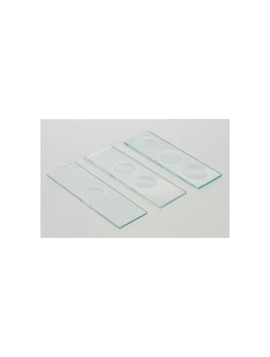 Concavity Slides, Glass, 3 Concavities, Pk/12