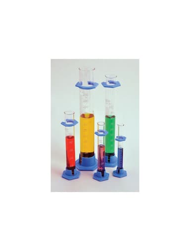 Graduated Cylinders, Borosilicate Glass, Plastic Base, Class B, 250mL