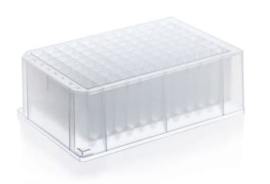 Deep well plates, PP, stackable, 1.2mL, pk50