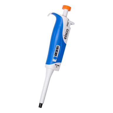 Variable Volume Micropipette - Fully Autoclavable - 100-1000uL Volume Range - 5.0uL Increments - Includes Calibration Report