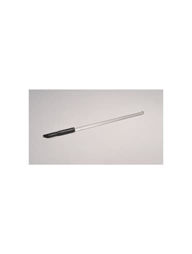 GLASS STIRRING RODS W/ RUBBER POLICEMAN, 6" LONG, 5MM DIAMETER, PK/12