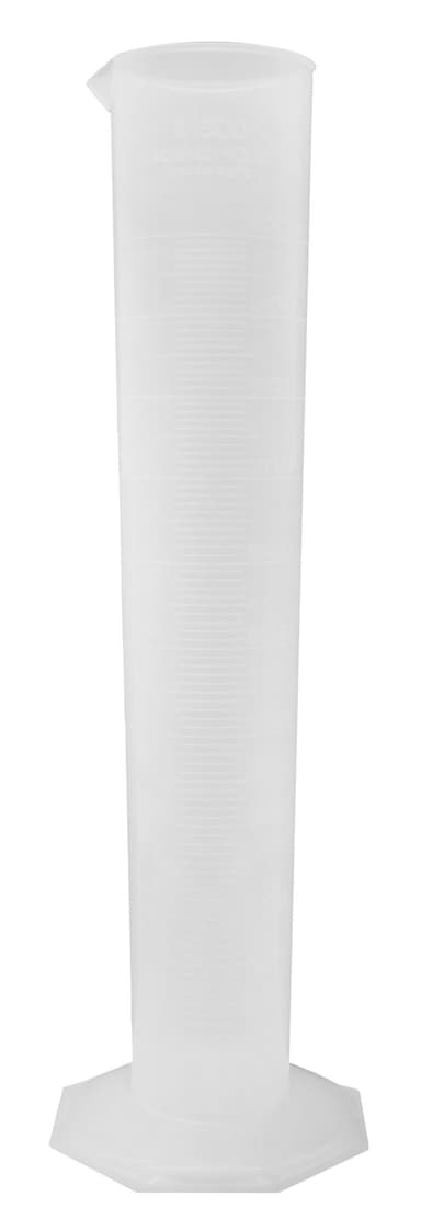 1000ml Graduated Cylinder - Premium Polypropylene, Octagonal Base, 10ml Graduation - Autoclavable - Pack of 3