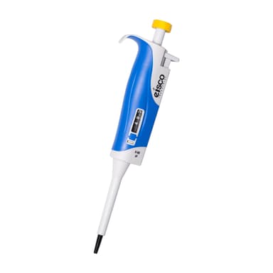 Variable Volume Micropipette - Fully Autoclavable - 5-50uL Volume Range - 0.50uL Increments - Includes Calibration Report